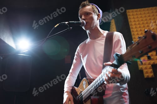 Preview: Guitarist Singing at Rehearsal