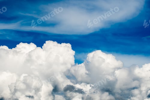 Preview: colorful dramatic sky with cloud at sunset.