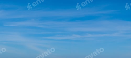 Preview: Soft blue sky with white cloud, natural background