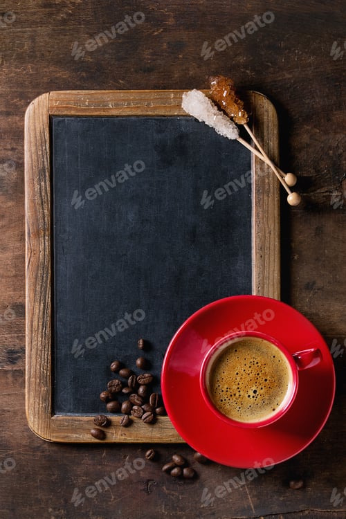Preview: Chalkboard and coffee