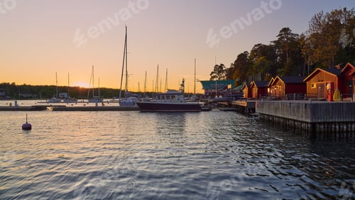 Preview: Attractions of Mariehamn: Western harbor port of Mariehamn.