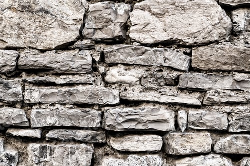 Preview: Grunge old grey stone wall texture. Abstract rock pattern concrete surface background.