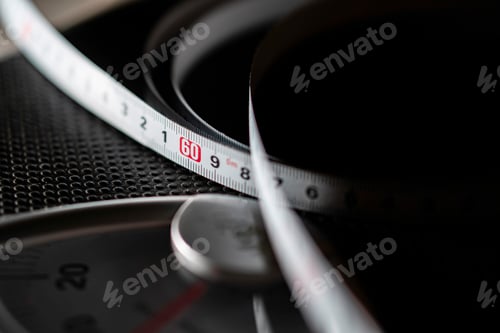 Preview: Measuring Tape and Scale Close-Up