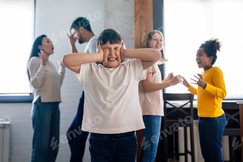 Preview: Family arguments and fights make children stressful angry or sad