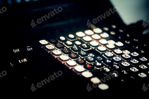 Preview: Old Vintage Antique Metal Calculator