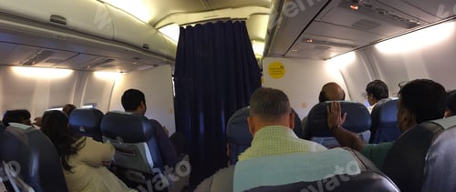 Preview: Inside plane panorama view