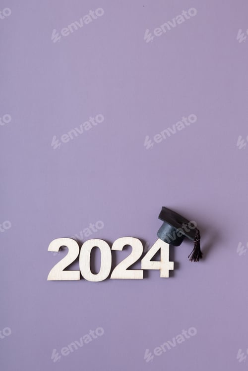 Visualização: Número de madeira 2024 com tampa graduada. Classe do conceito 2024
.