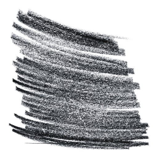 Preview: Shading with black lead pencil on white background