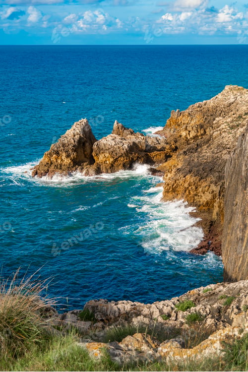Preview: Coastline and Cliffs, Buelna, Asturias, Spain