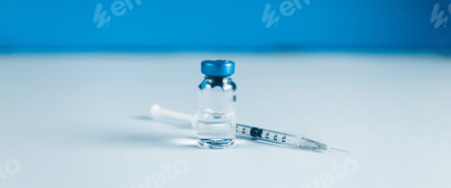 Preview: Precision syringe with vaccine dose ready for injection.
