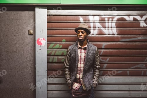 Preview: young black man posing