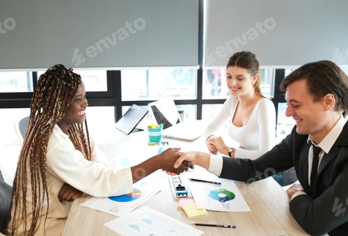 Preview: Business Team Handshake Collaboration Concept