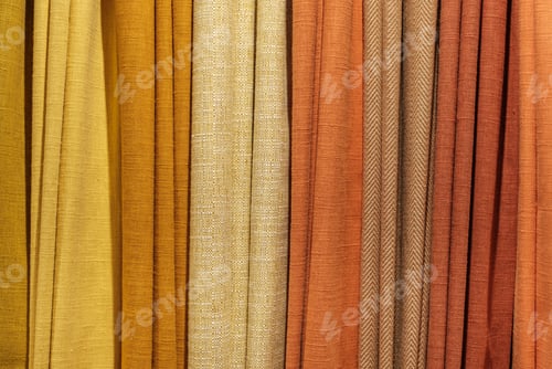 Preview: Background Of Multicoloured Fabric Selection