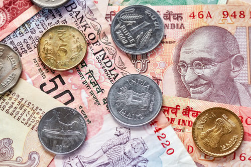 Preview: Close up picture of Indian rupee