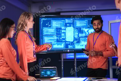 Preview: a diverse team of intelligence analysts collaborates on a critical mission