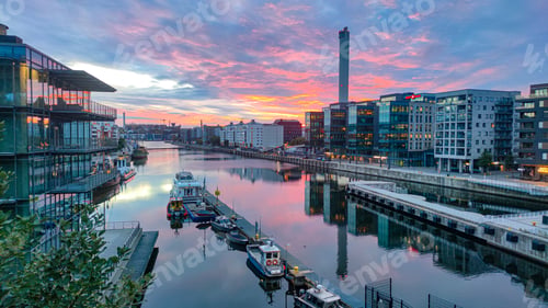 Preview: Stockholm view in the morning summer time
