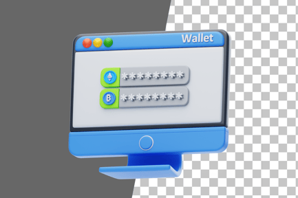 Preview: Desktop Wallet 3D Icon