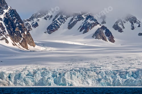 Preview: Deep Blue Glacier, Albert I Land, Norway