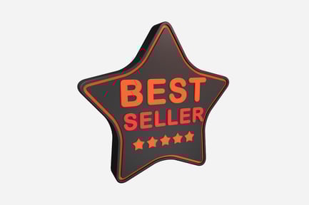 Preview: Best Seller Badge 3D Illustration