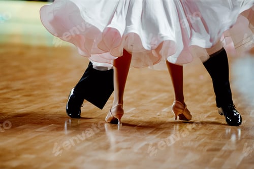 Preview: legs partner dancers man and woman