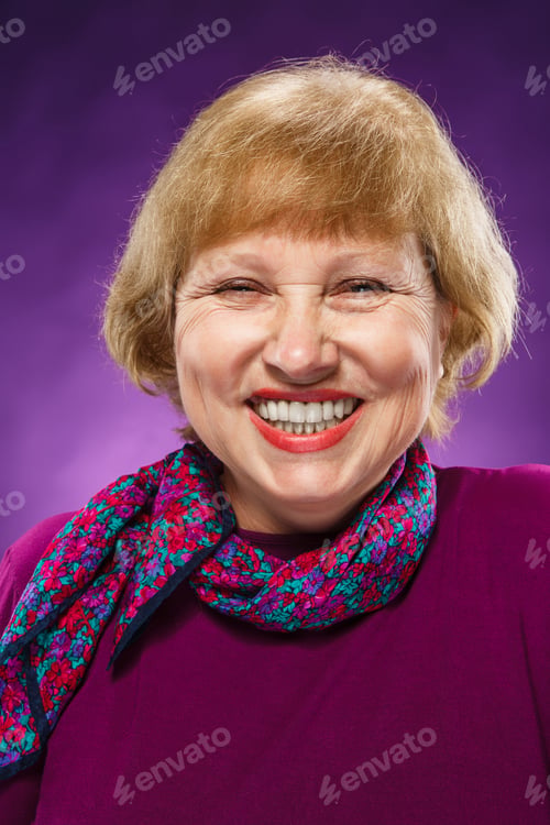 Preview: Old Age Woman Laughing