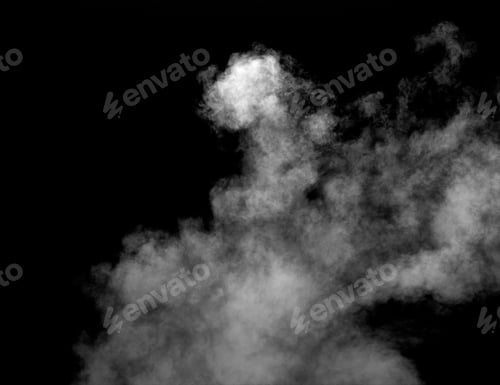Preview: smoke steam fog air background shape black