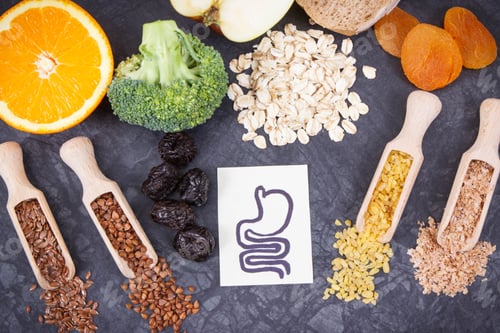 Preview: Best products and ingredients for gastric problems. Source vitamins and dietary fiber