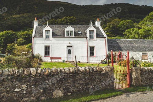 Preview: traditional ancient white house nothern ireland