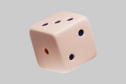 Preview: Aesthetic dice with rounded edges