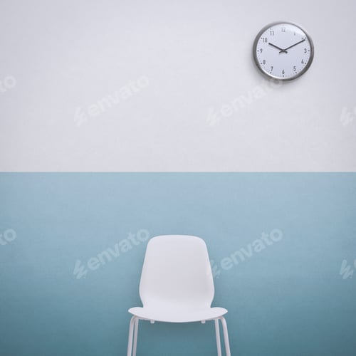 Vista previa: Hospital waiting room with chair