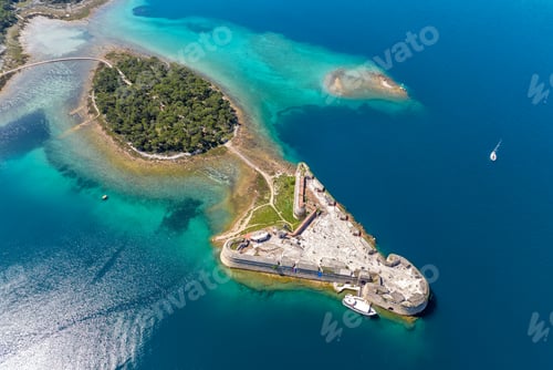 Preview: Fortress St. Nicholas near the town of Shibenik (Šibenik), Croatia.