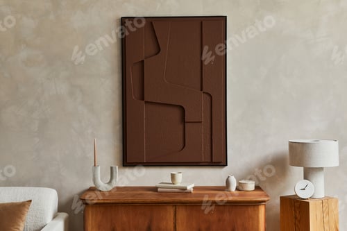 Preview: Stylish composition of modern living room interior