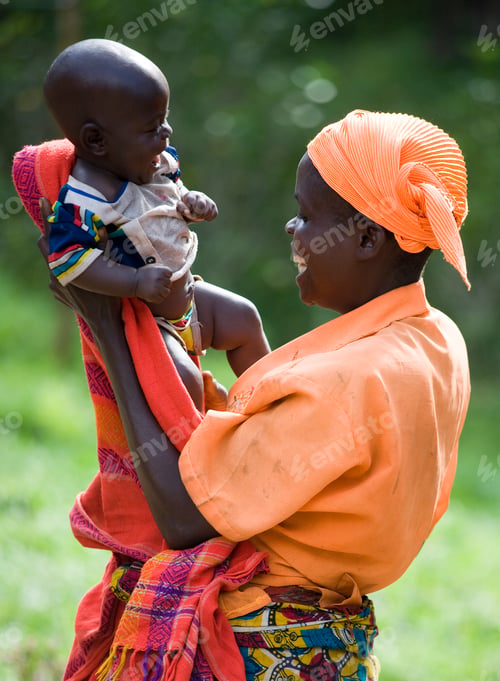 Preview: A mother's tender care in the embrace of nature.