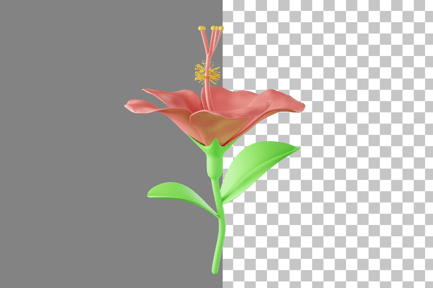 Preview: Hibiscus 3D Icon