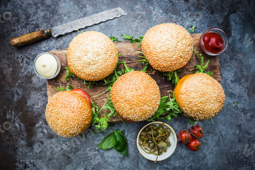 Preview: Fresh homemade burger