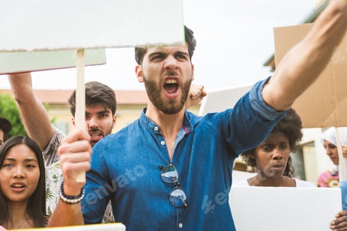 Preview: Activists demonstrating against social issues