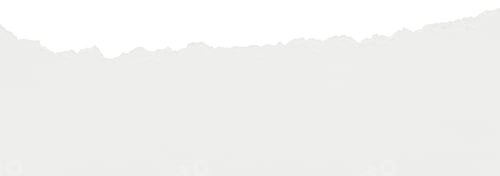 Preview: Cloud Dancer color of year 2026. Ripped edge of textured lofty white paper isolated with copy space