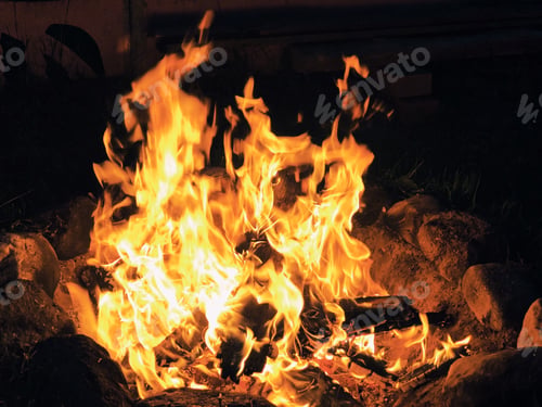 Preview: Night campfire