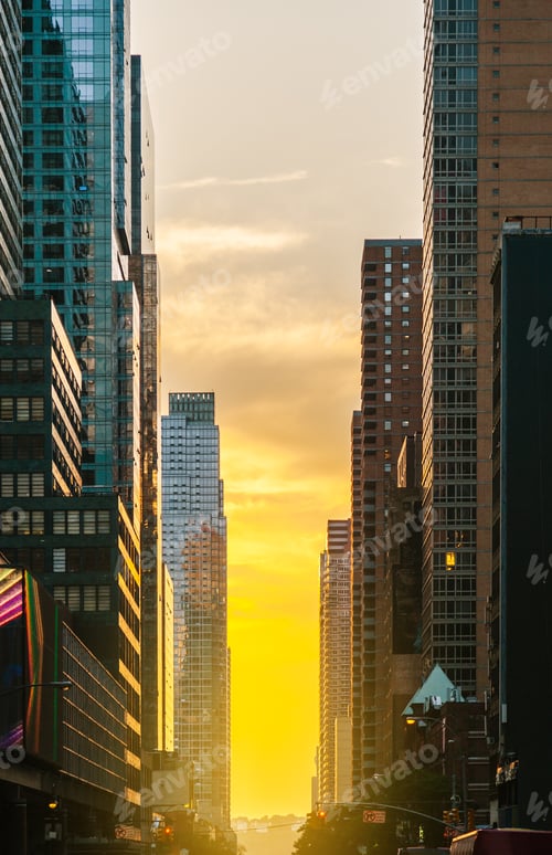 Preview: Sunset in Manhattan Streets
