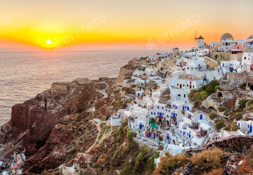 Preview: Oia town , Santorini island, Greece