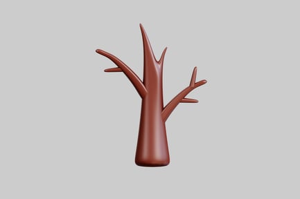 Preview: Arboreal form with slender trunk and curved branches