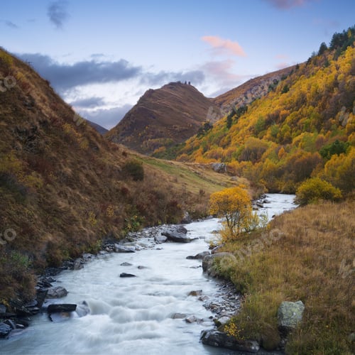 Preview: Landscape with a Mountain River