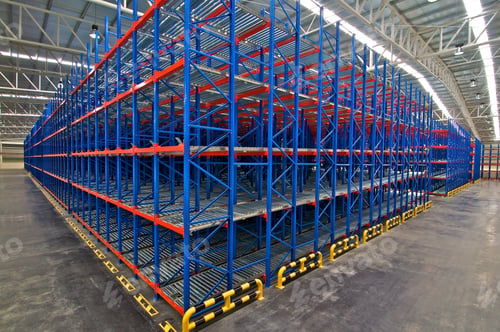 Preview: Distribution center warehouse storage shelving system