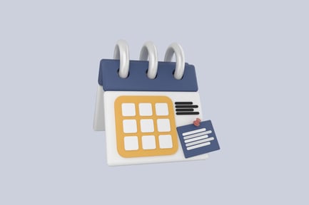 Preview: Calendar Coverage 3D Illustration