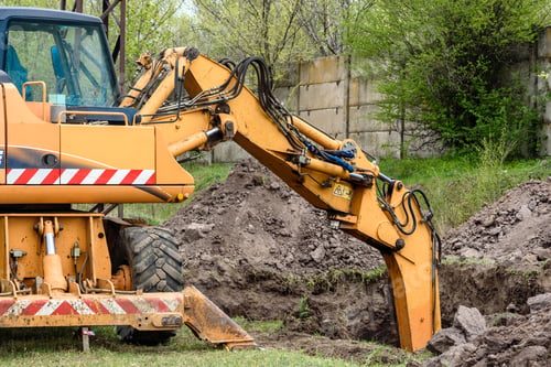 Preview: Industrial building construction site bulldozer