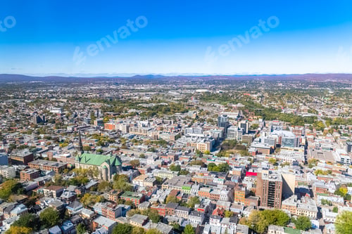 Preview: Quebec City, aerial panorama of the city