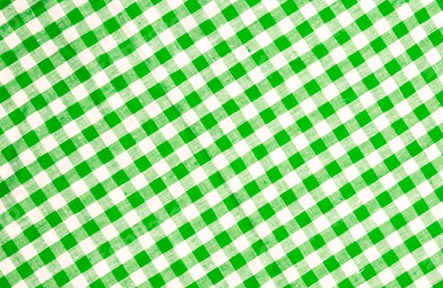 Preview: Green checkered tablecloth texture