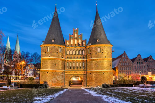 Preview: The iconic Holsten Gate in Luebeck