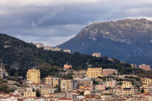 Preview: Port, Marina and City by the Sea. Salerno, Italy.