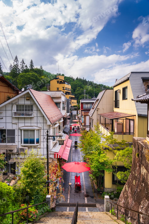 Preview: Ueda, Nagano, Japan Quaint Townscape